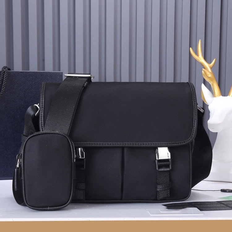 7A quality Designer men women messenger bag new canvas cross-body bag nylon shoulder bag black purse laptop 2-in-1 shoulder bag clutch purse Postman bag cross bag for men