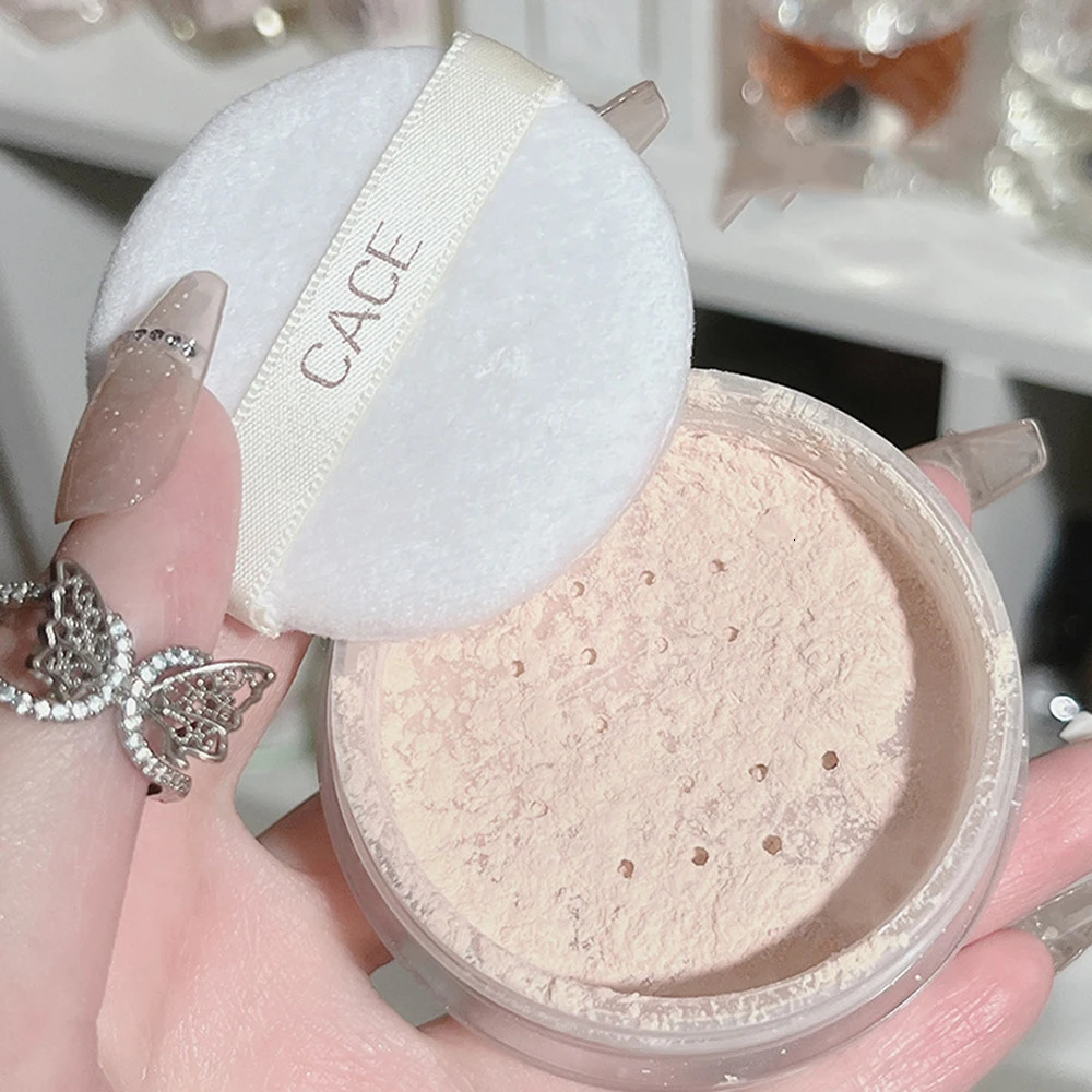 6g Waterproof Mineral Face Powder Oil Control Translucent Setting Powder High Coverage Makeup Fixer Powder Make-up For Women 240627