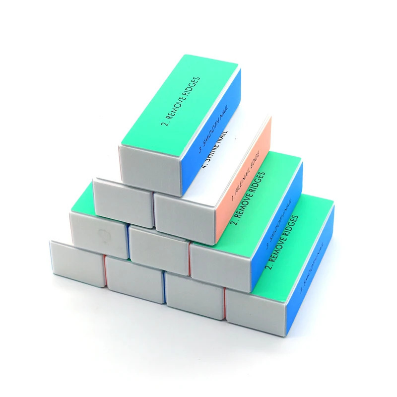 Nails Buffer Grind Buffing Block pink Nail File For Pedicure Manicure Care Nail Art Sponge Buffer Polish Nail accessories Tools 240627