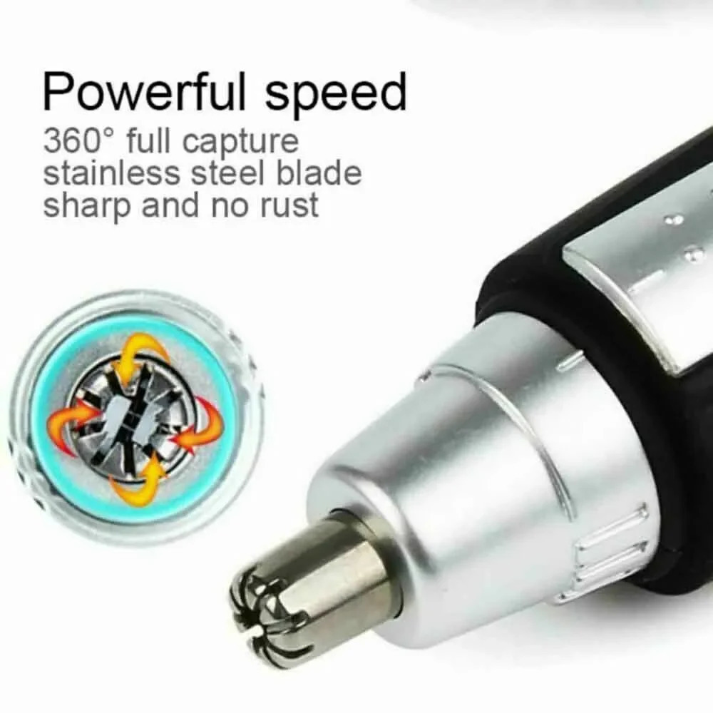 Electric Nose Hair Trimmer Implement Shaver Clipper Men Women Ear Neck Eyebrow Trimmer Shaver Man Clean Trimer Razor 240627