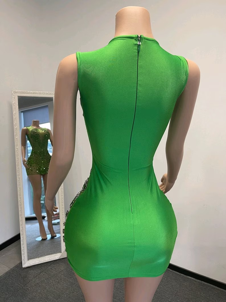 Red Sheer Short Prom Dresses For Black Girls Luxury See Through African American Cocktail Dresses Birthday Party Homecoming Gowns J019