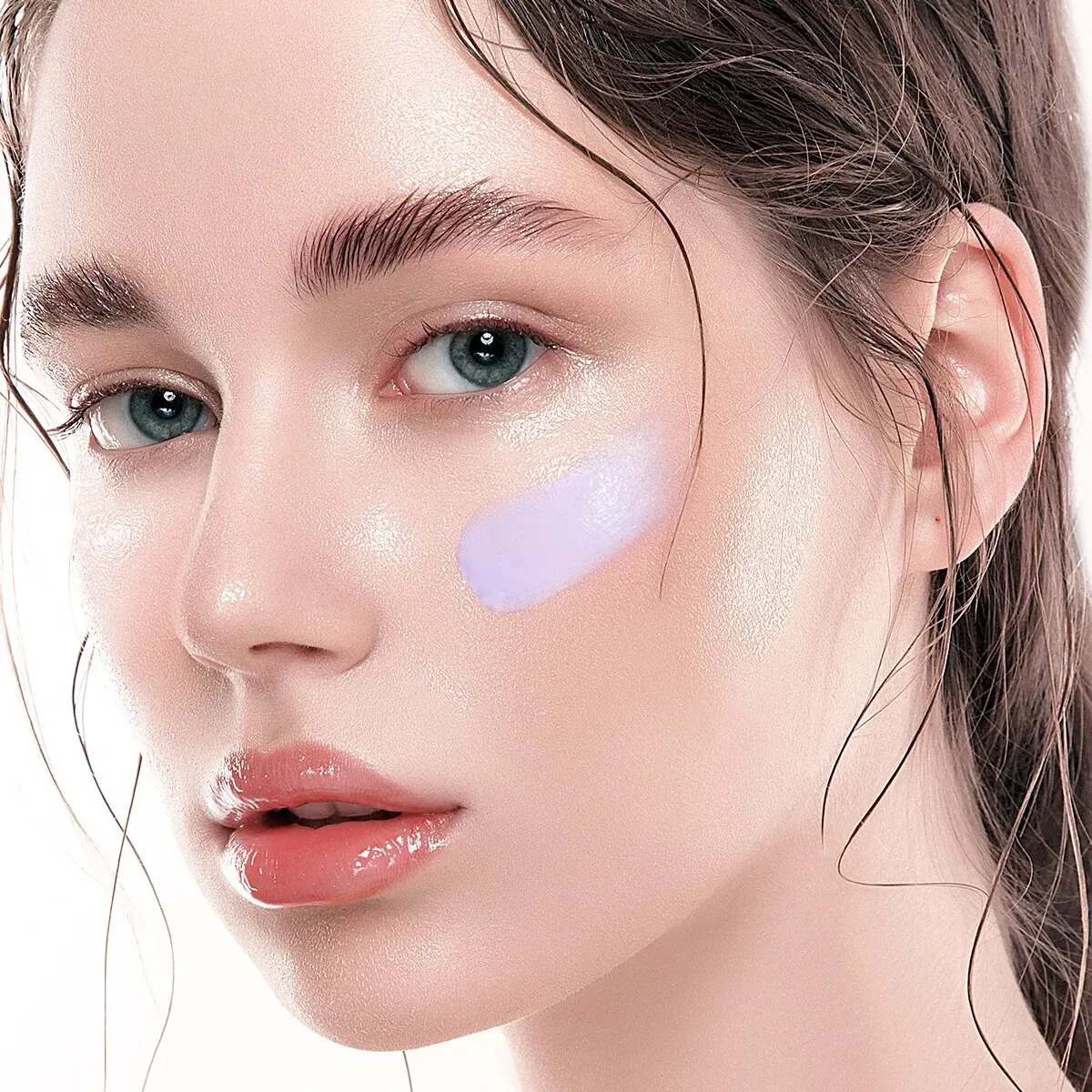 Ilisya Purple Liquid Foundation Face Makeup Cream Cosmetics Lavender LIquid Base Concealer Hydrating Pore Minimizer 30ml 240627