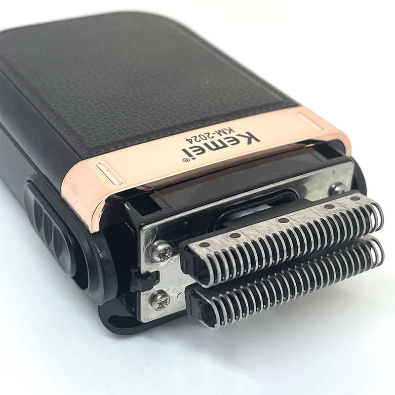 1Set Beard Shaving Parts Razor Blade Shaver Head For Mens Electric Shaver KM-2024 Razor Mesh Blade Net Original Replacement 240627