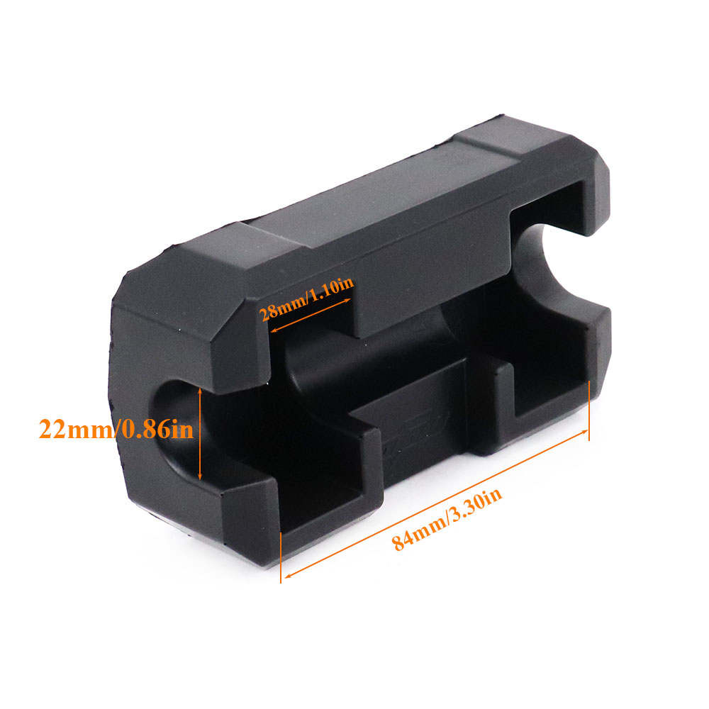 1 1/8" 22mm Handlebar Squre Chest Protector Pads for Motorcycle Cross Dirt Pit Bike Motocross Atv Pro Taper Fat Bar Sponge