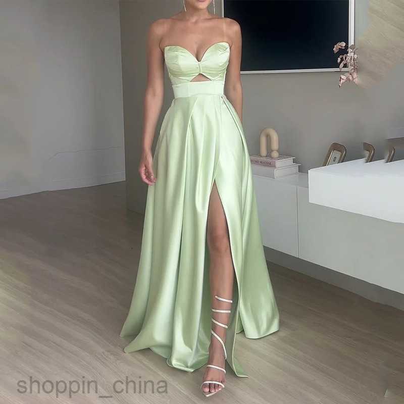 Basic Casual Women Dresses women's autumn new sleeveless suspender solid color hollow out dress