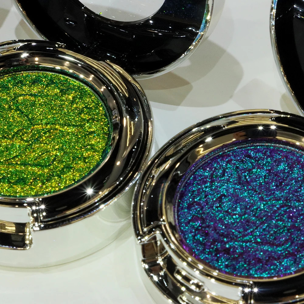 Multichrome Long Lasting Single Shimmer Eyeshadows Eye Makeup Cosmetic for Women 240624