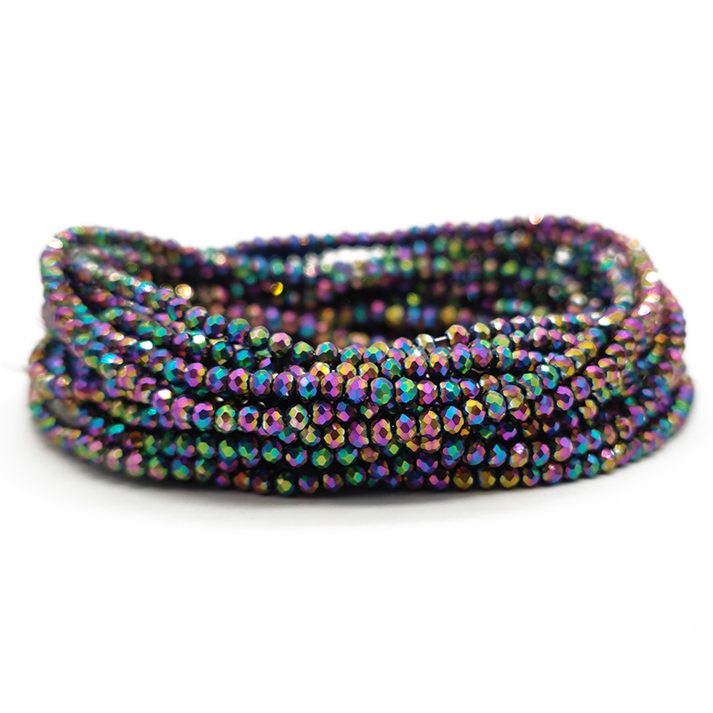 New Arrivals 43 Colors 1mm Crystal Loose Spacer Beads Bulk Gasket Glass Beads For Jewelry Making Accessories DIY