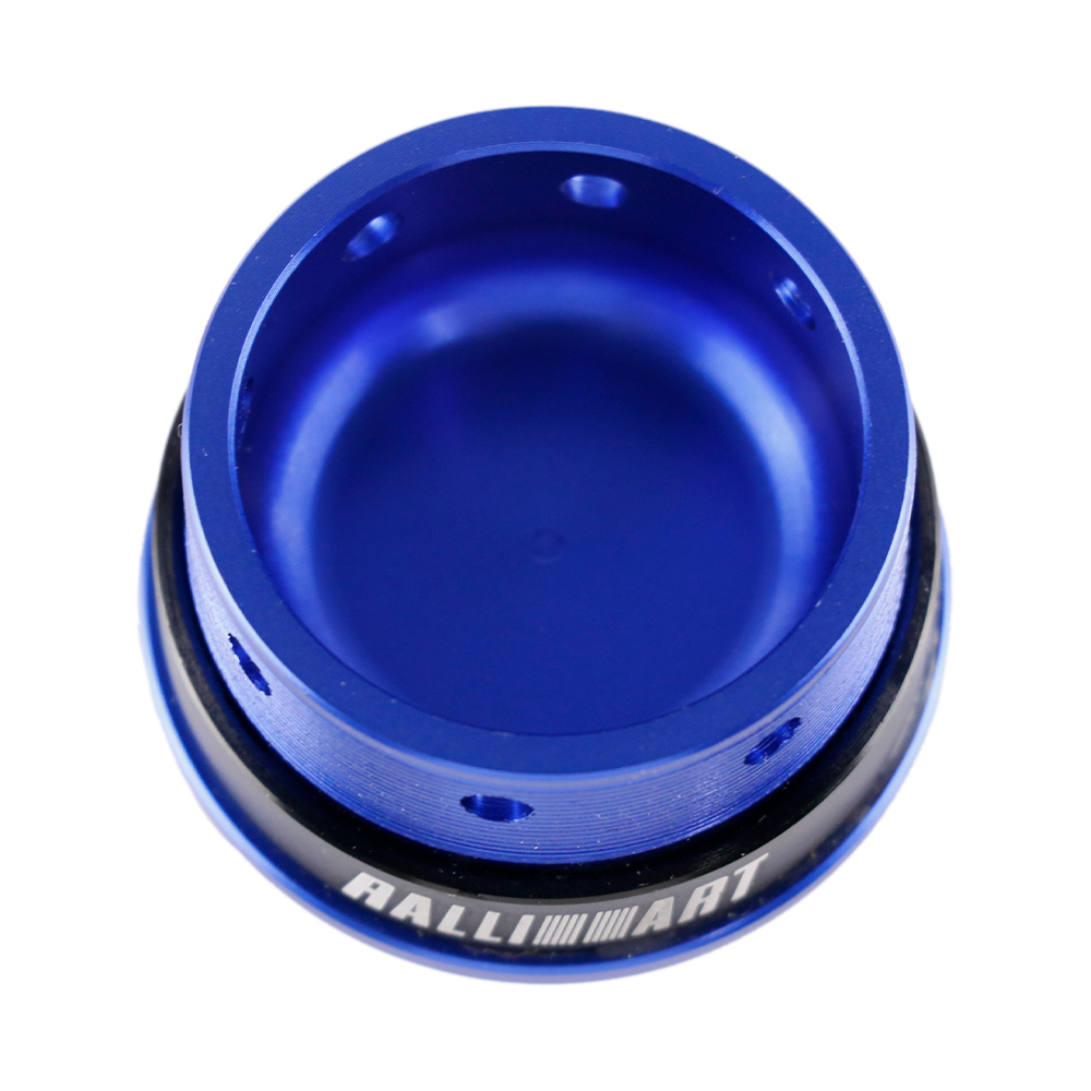 Ralliart Aluminum Engine Oil Tank Cover Cap For Mitsubishi Lancer 2008-2015