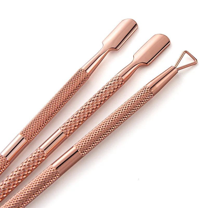 Double-ended Stainless Steel Cuticle Pusher Dead Skin Push r For Pedicure Manicure Nail Art Cleaner Tool 240627