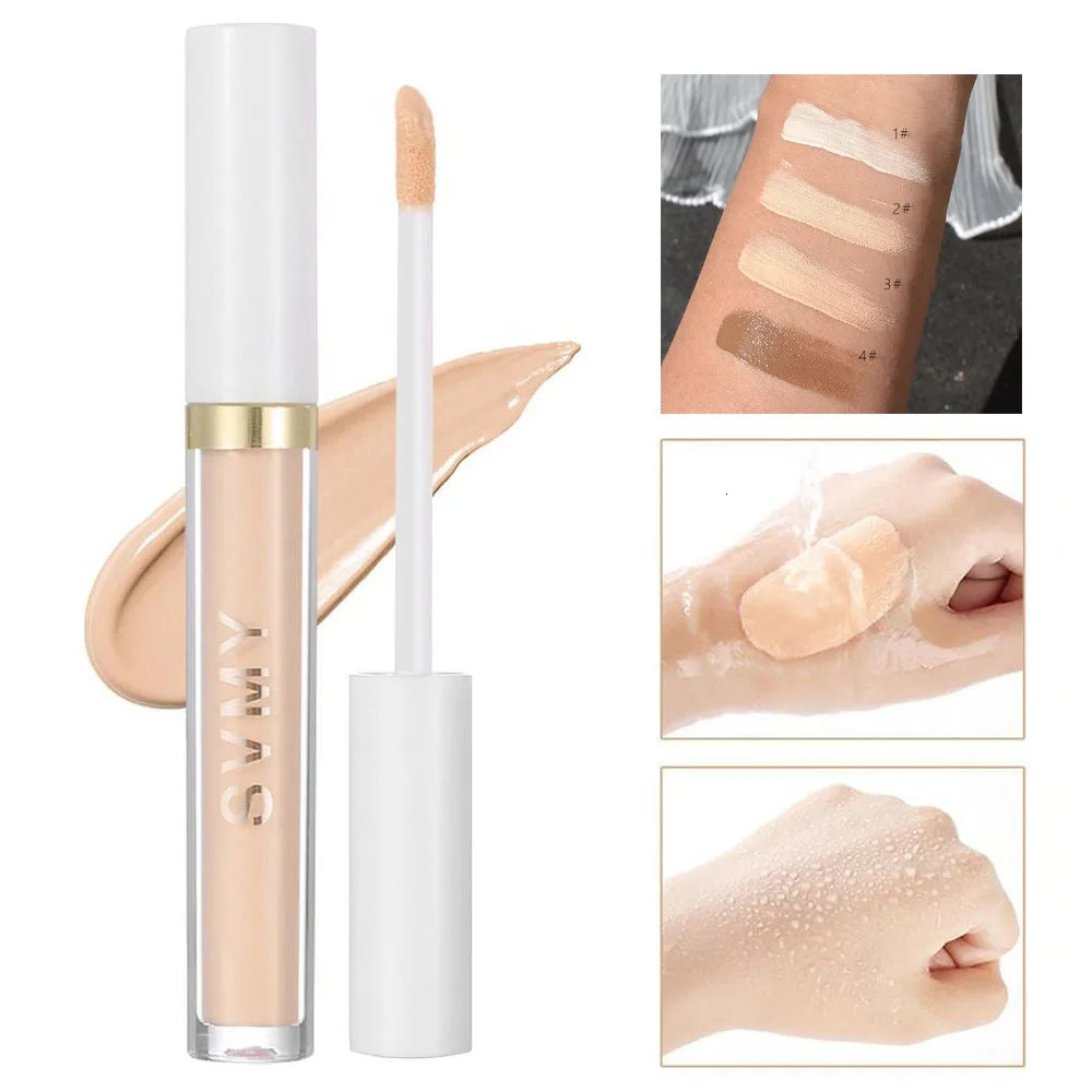 4 Colors Liquid Concealer Skin Corrector Dark Circles Concealer Lasting High Coverage Concealer Under The Eyes Cosmetics Makeup 240627
