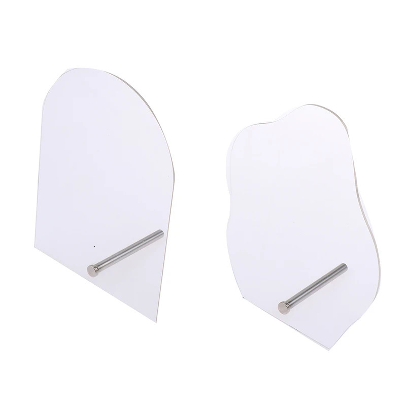 Irregular Acrylic Transparent Matte Manicure Tool False Nails Holder Showing Stand Color Card Nail Art Display Board 240627