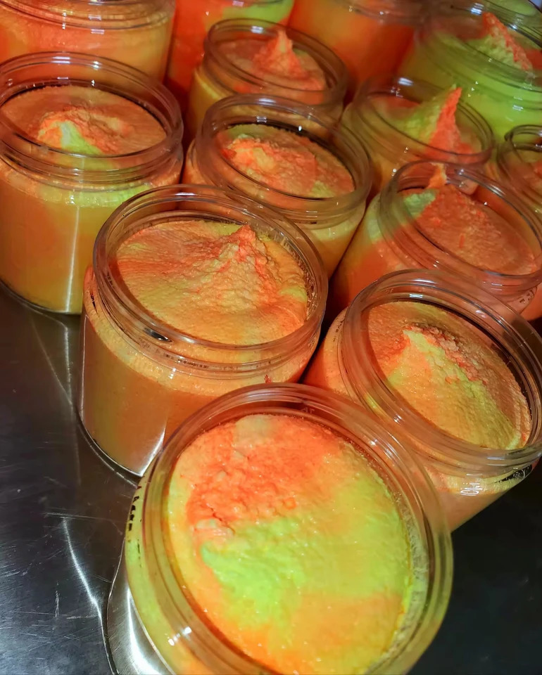 Wholesales Cream Private Label Body Scrub Body Lotion Unicorn Body Butter Organic Whipped Butter Rainbow Shea Body Butter 240627