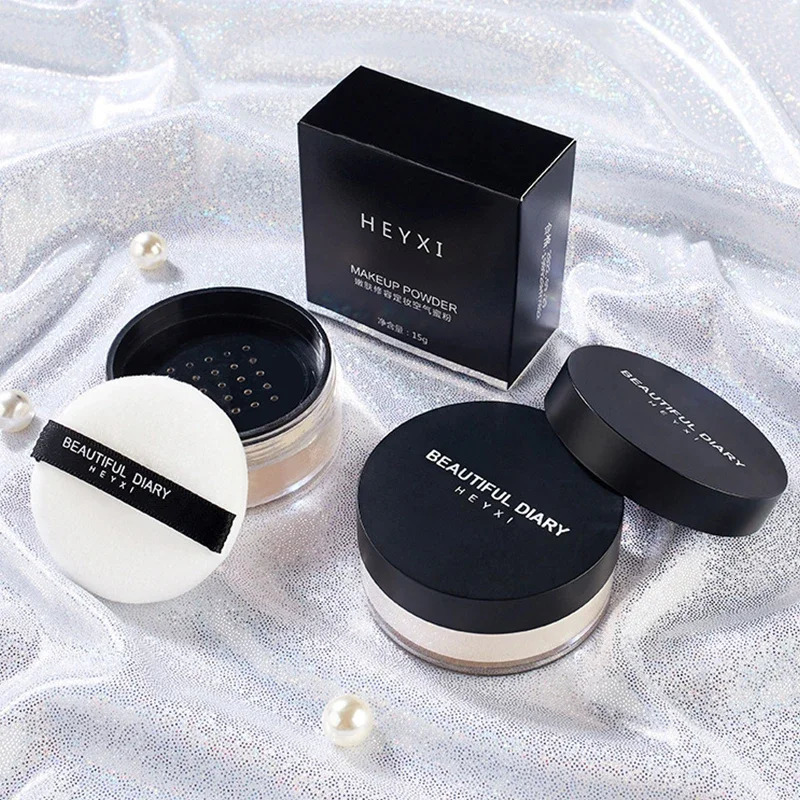 Loose Powder Oil Control Makeup Loose Powder Anti-Sweat Waterproof Matte Base Makeup Translucent Mist Face Makeup Setting Powder 240627