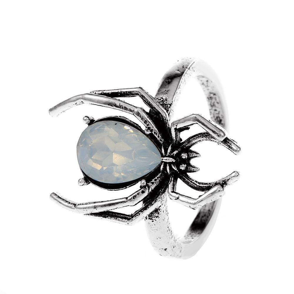 Korean 2022 New Design Vintage Spider Rings Cool Wind Alloy Simple Personality Opening Adjustable Ring Jewelry Anillos Mujer