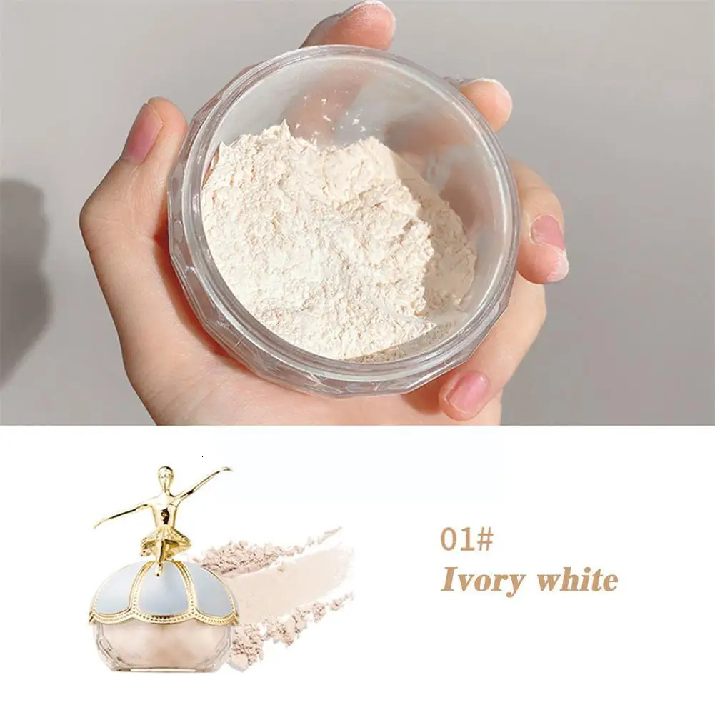 Ballet Makeup Powder Air Sense Makeup Oil Control Waterproof Loose Makeup 20g Powder Long-lasting Pores Invisible Greasy K9P9 240627