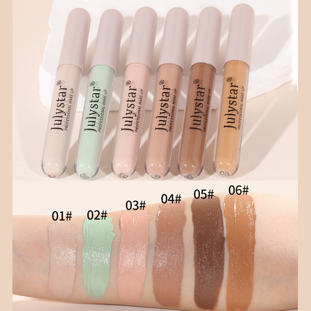 Liquid Concealer Stick Waterproof Full Coverage Concealer Long Lasting Cover Acne Dark Circles Smooth Moisturizing Face Makeup