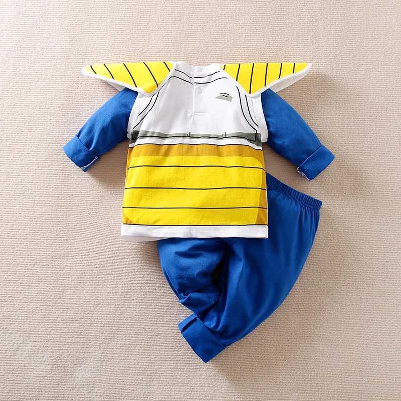 Pajamas Baby clothing long sleeved spring and autumn girl boy clothing anime style role-playing cotton pants two-piece set WX5.31