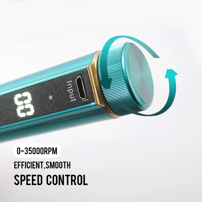 35000RPM Rechargeable Nail Drill Machine Portable Manicure Drill Nail Cuticle Nail Polisher Cordless Nail Drill Machine 240627