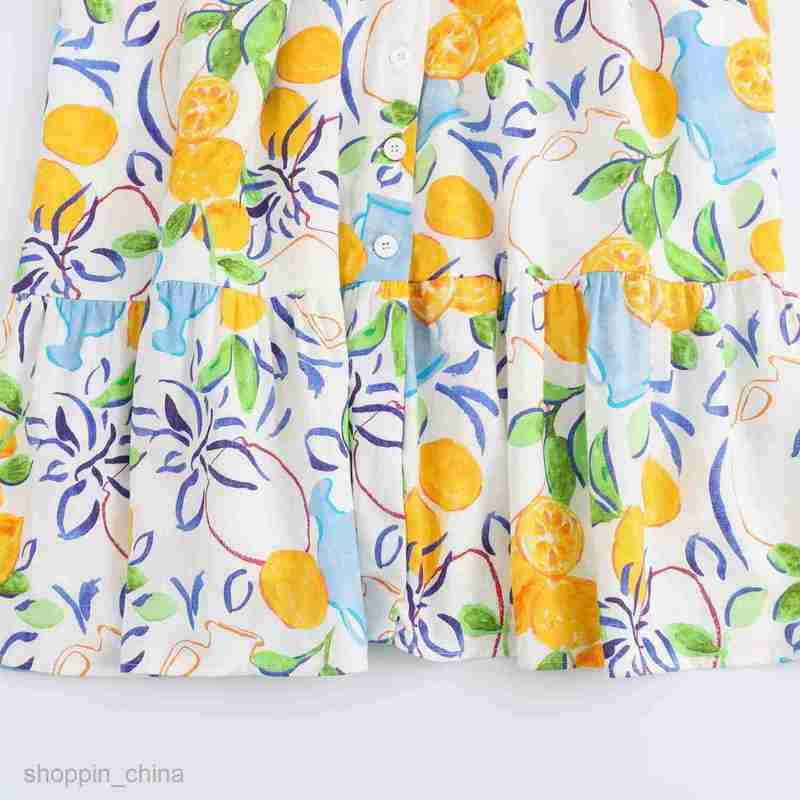 Basic Casual Women Dresses Women's Summer New Fashion Print Long Midi Strap Dress F610464