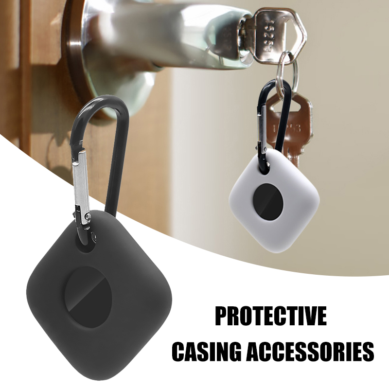 Compatible With Tile Mate Protective Cover With Keychain Portable Soft Silicone Case Protective Cover Practical Accessories