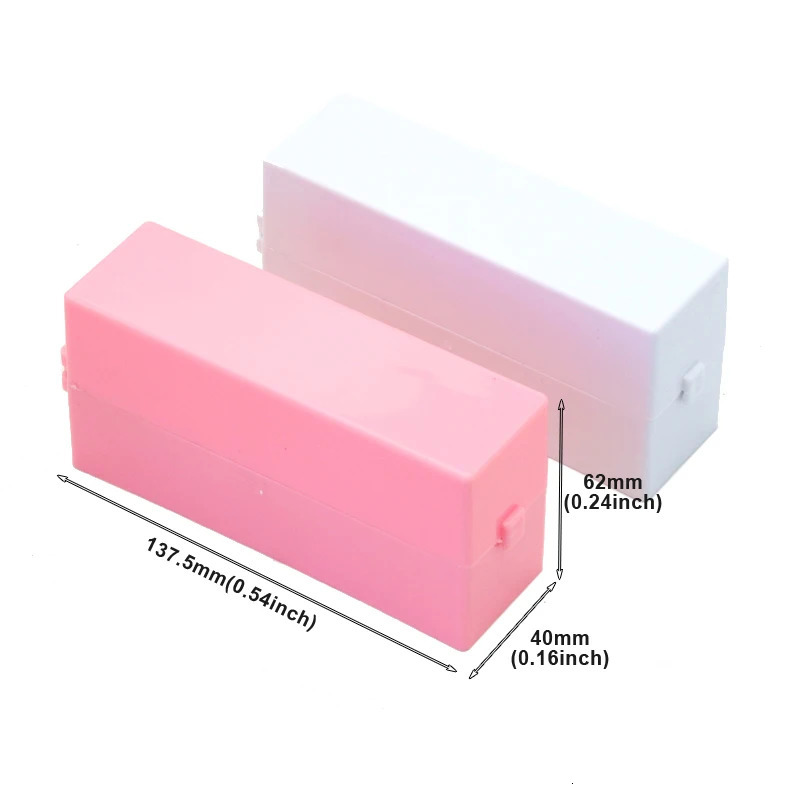 30 Holes Nail Drill Bit File Brush Plastic Storage Box Holder Container Manicure Cutters Display Rack Accessories Nail Art Tool 240627