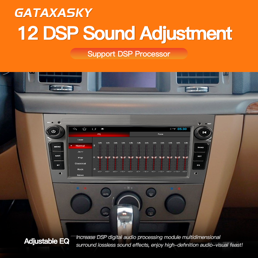 GATAXASKY Car Multimedia Android 10 Radio for Opel para Astra H J 2004 Vauxhall Meriva Vectra Antara Zafira Corsa Carplay Stereo