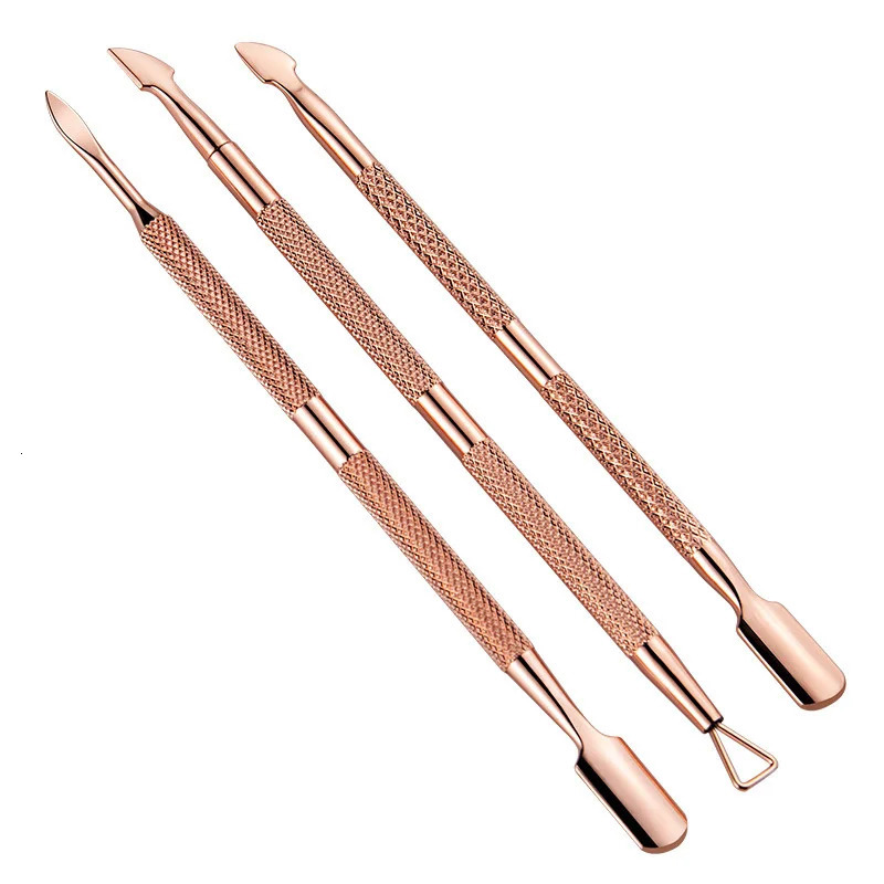 Double-ended Stainless Steel Cuticle Pusher Dead Skin Push r For Pedicure Manicure Nail Art Cleaner Tool 240627