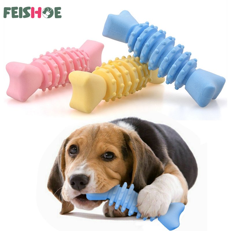 Dog Chew Toys Anti-Bite Interactive Stick Toys Durable Chewing Brush EVA Dog Training Toys for Small Medium Large Dogs Pet Toys