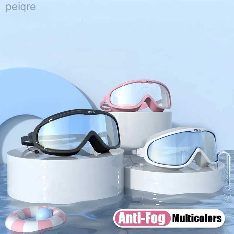 goggles goggles Men Women Optical Swimming Goggles Adult Anti-fog UV Protection Swim Eyewear Waterproof Silicone 1.5 To 8 Myopia Swim Glasses 231017