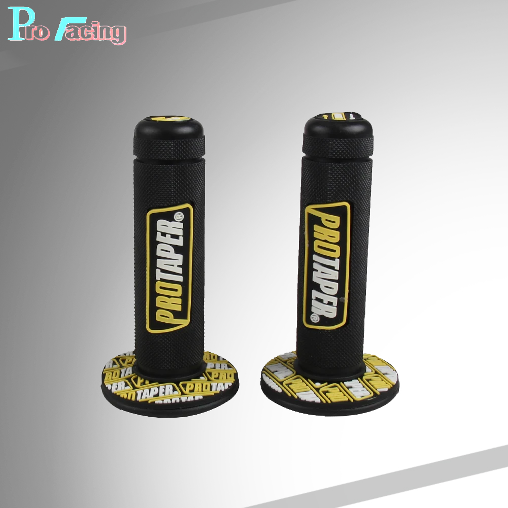 Motorcycle Handle Grips 22mm 24mm Universal Rubber Gel Hand Grip Brake Hands Dirt Bike MX Enduro 7/8" Handlebar For Protaper