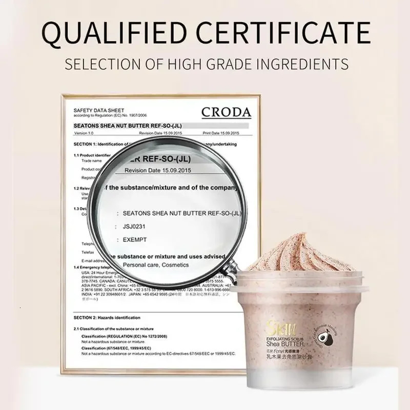 100g Face Body Skin Scrub Cleansing Face Scrub Cream Hydrating Body Scrub Exfoliating Lotion Mud Exfoliating Gel Cosmetics 240627