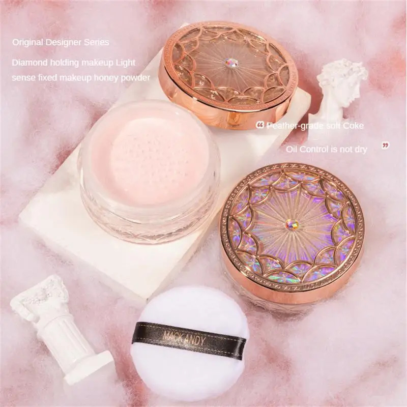 Powder Fine Velvet Powder Puff Refreshing And Oil Control 1 Set Makeup Powder Specifications 24g Face Shaping Powder 240627