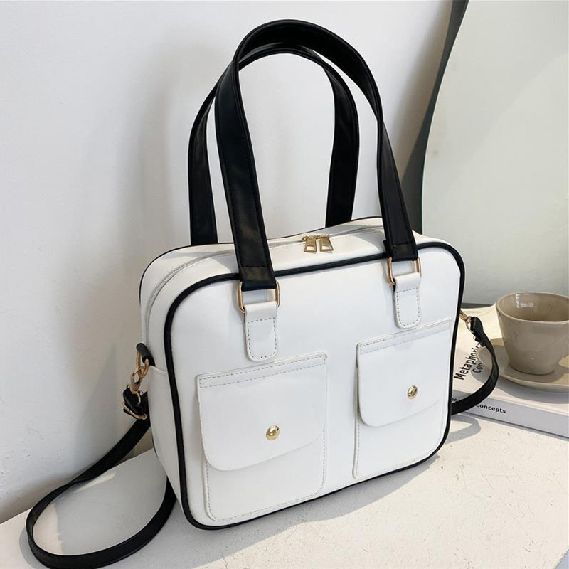 Casual Simple Women's Handbags Large Capacity Multiple Pockets Shoulder Bags Fashion Commute Lady Fiess Travel Bag 18.6 zhanyishengli