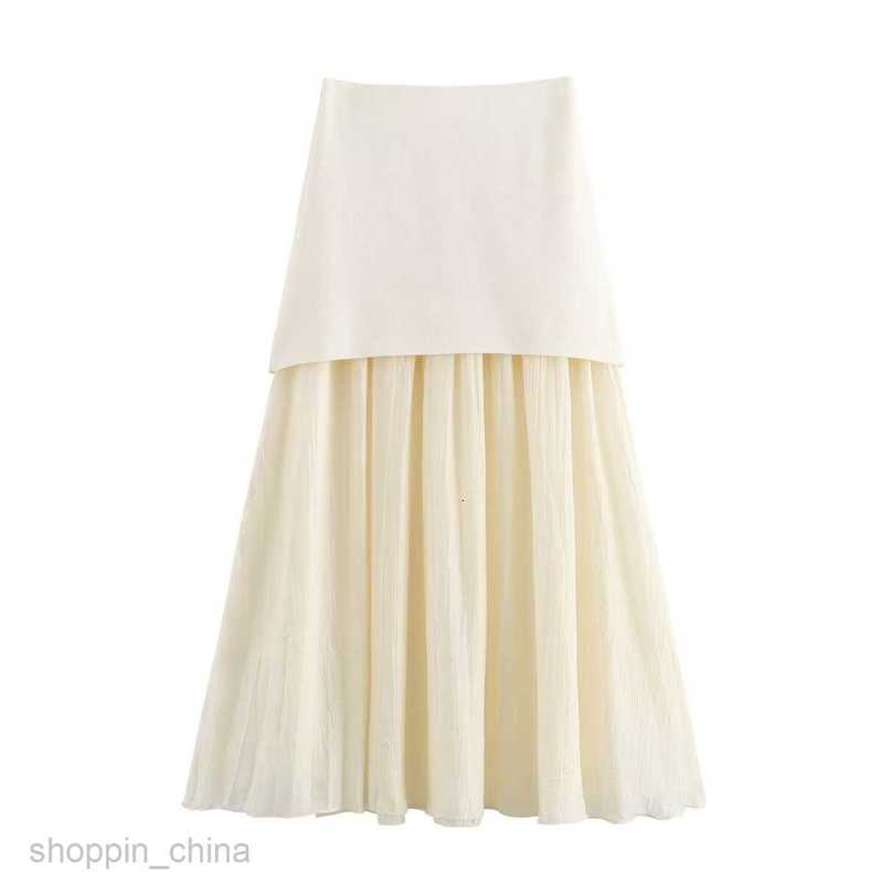 Two Piece Dress Sets Women's clothing summer new V-neck gold button knitted vest+pleated skirt set