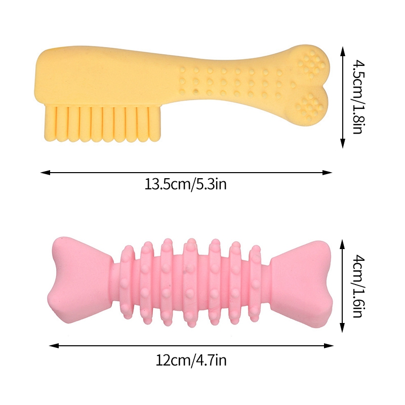 Dog Chew Toys Anti-Bite Interactive Stick Toys Durable Chewing Brush EVA Dog Training Toys for Small Medium Large Dogs Pet Toys