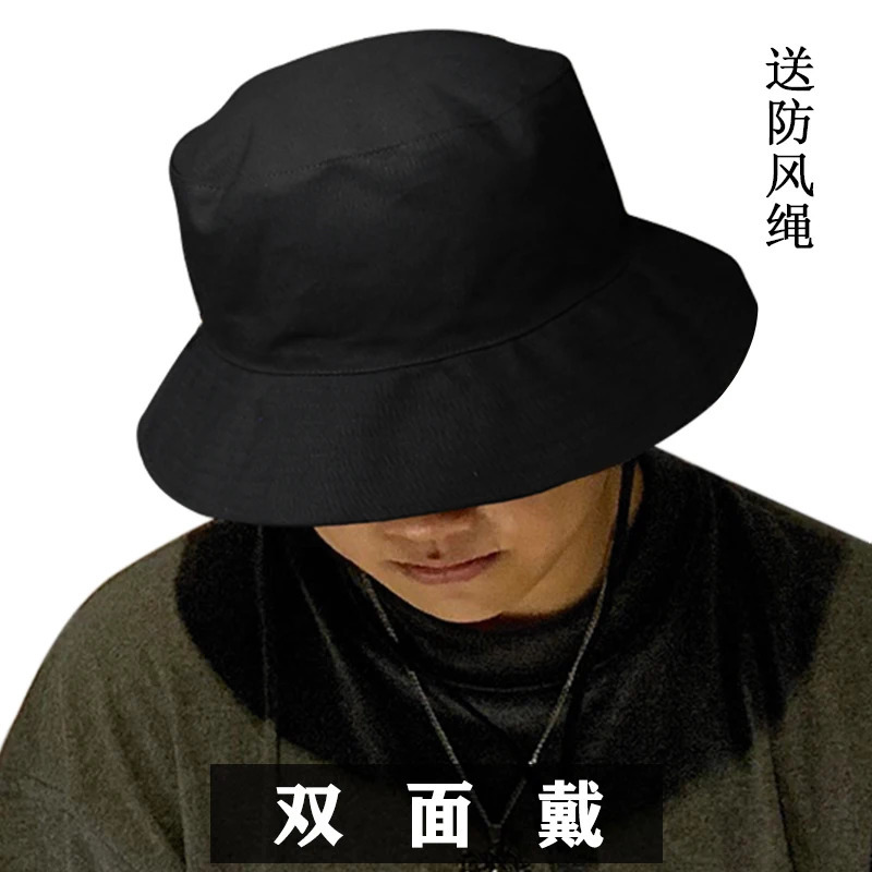 Big Size Bucket Hats Plus Size Man Hat Large Head Outdoor Panama Caps Cotton Huge Fisherman Hats 56-59cm 59-64cm 240626