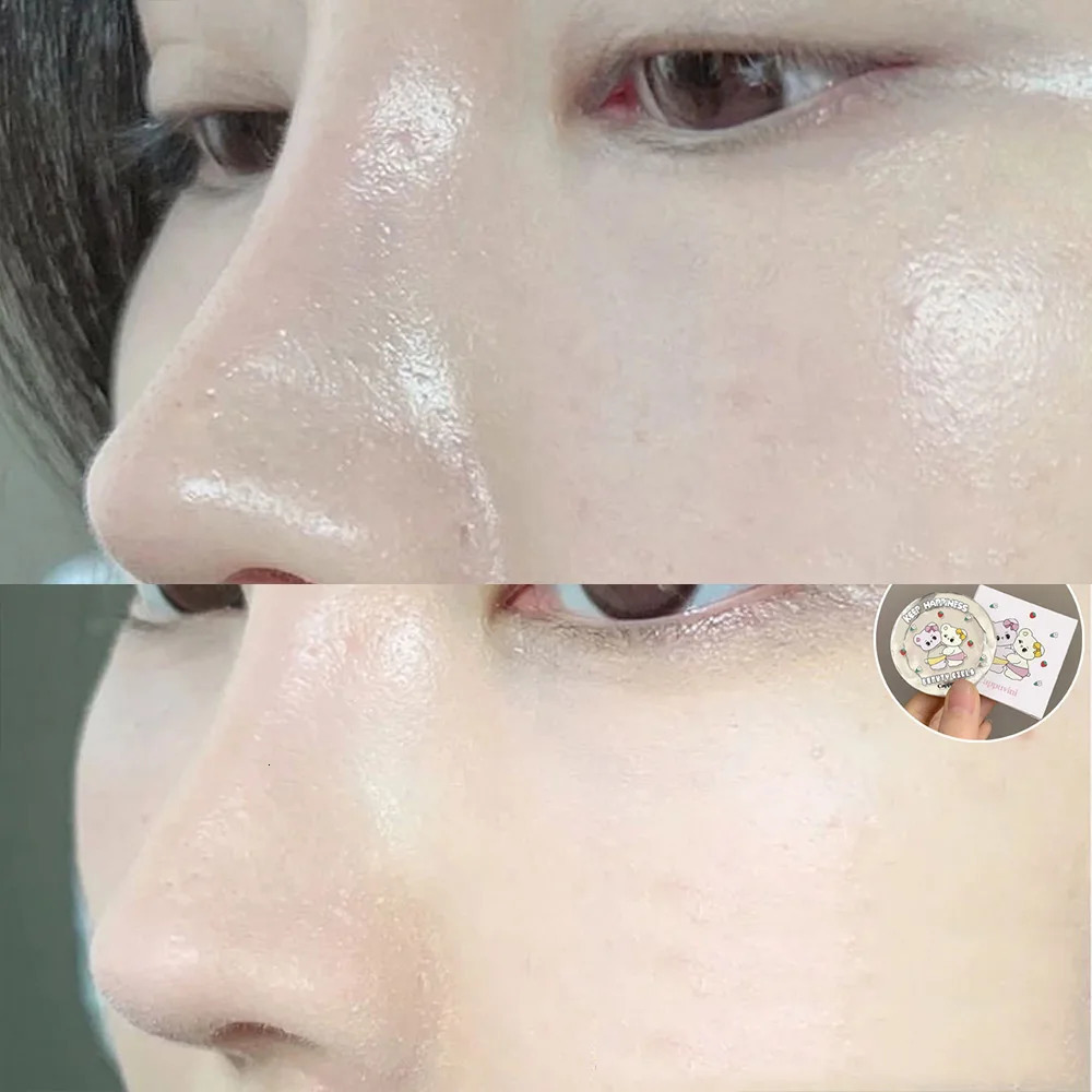 Bear Soft Focus Highlighting Powder Cappuvini Matte Controls Shine Smooths Complexion Highlighting Powder 240627