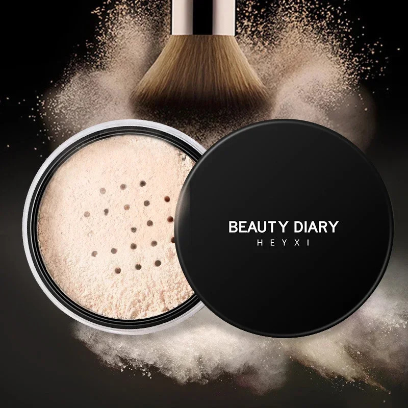 Professional Loose Powder Oil Control Anti-Sweat Waterproof Matte Base Makeup Long-lasting Translucent Mist Face Setting Powder 240627
