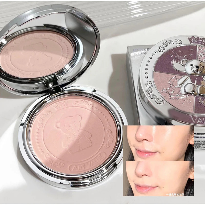 Concealer Air Cushion Fast Makeup Liquid Foundation Hard Take Off Makeup Women Makeup Replaceable Air Cushion Bear Powder 240627