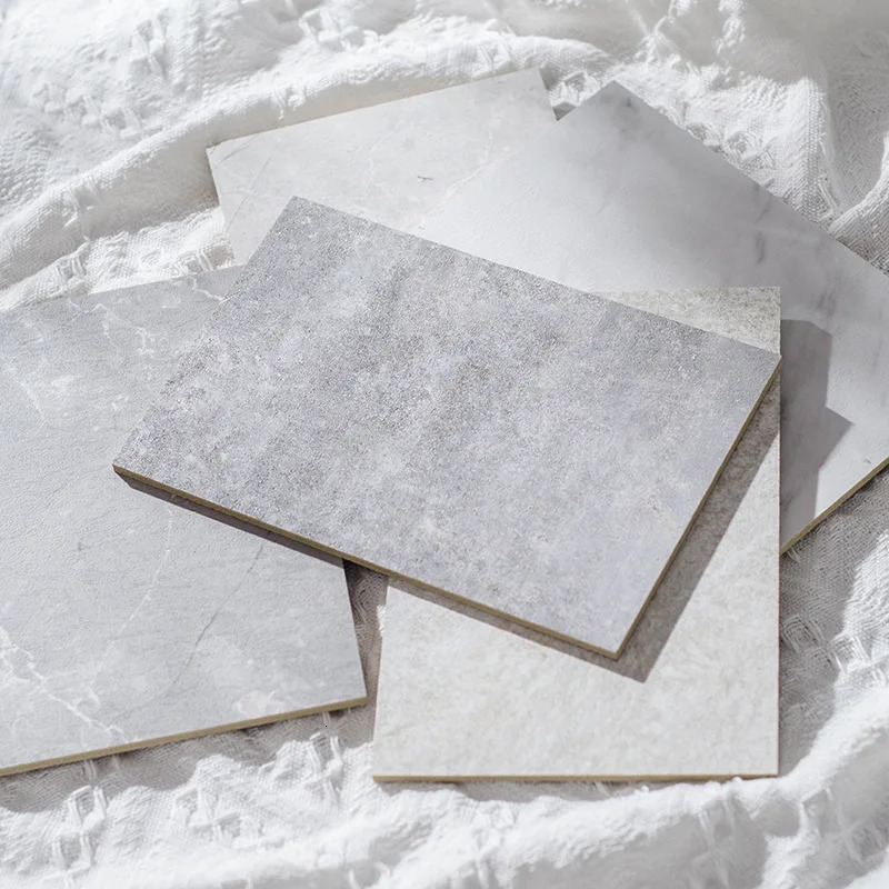 Nail Art Display Board with Gold Stands Holder Marble Pattern Background Pography Props Showcase Tools 240627