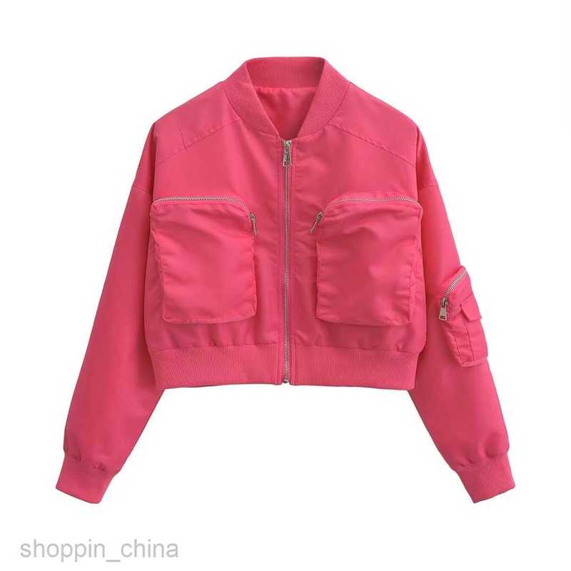 Women Jackets Coats Spring and Autumn New Women's Fashion Street Fashion Pilot Jacket Coat Women's Stick