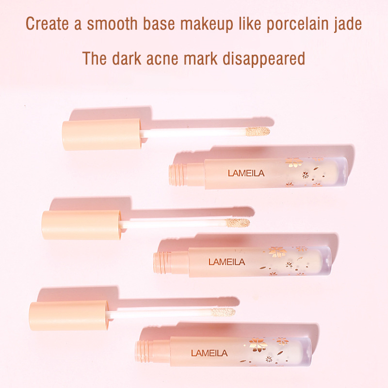 Face Concealer Long Lasting Cover Dark Circles Acne Pores Liquid Concealer Oil Control Shading Highlighter Face Makeup Cometics