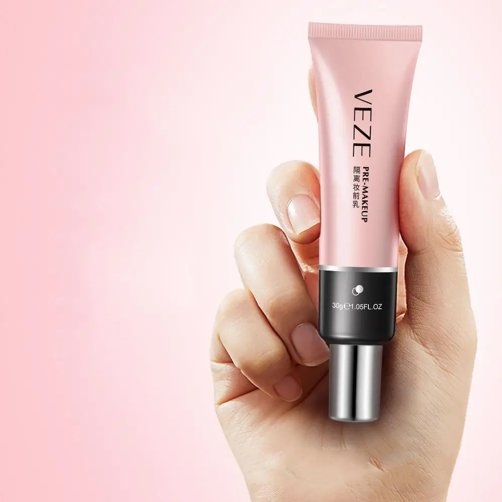 VEZE Foundation Breathable Lightweight Natural Cosmetic Concealer Pre-Makeup Primer Pore Eraser 240627