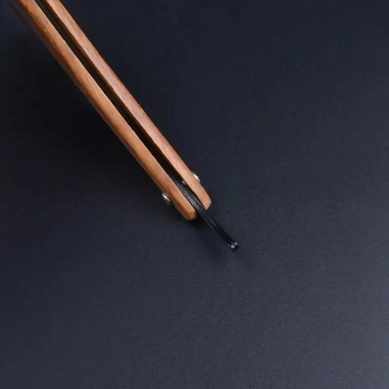 Beard Shaver Rosewood Fold Stainless Steel Beard Shaver Shave The Face Portable Folding Shaver For Men i240627