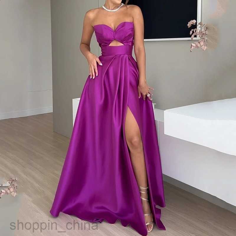 Basic Casual Women Dresses women's autumn new sleeveless suspender solid color hollow out dress