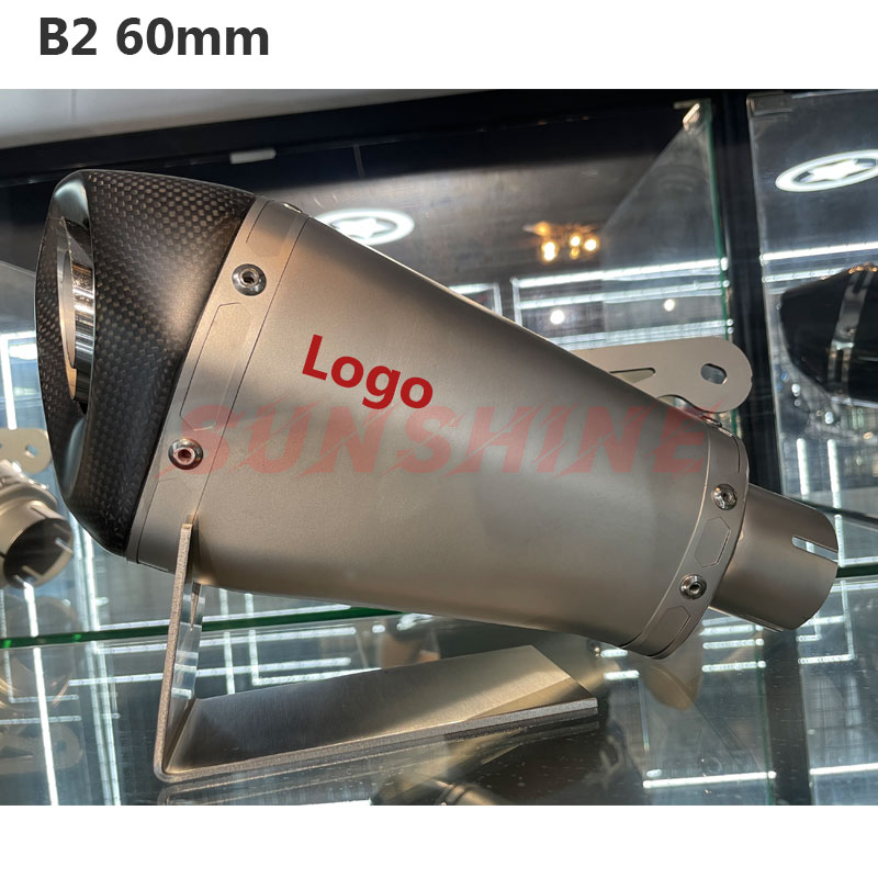 For S1000RR 2010-2014 S1000R 2014-2016 Motocross Exhaust Motorcycle Muffler Escape Moto 51mm 60mm DB Killer Pipe Tube