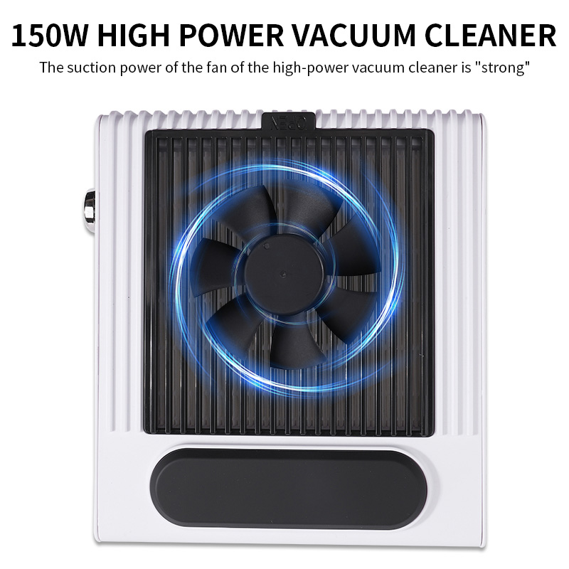 Nail Dust Collector Vacuum Cleaner Gel Nails Powder Reducer Absorber Sucker Extractor Fan for Manicure Professional Aspirator