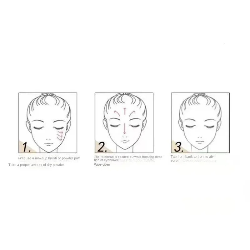 Powder Setting Powder Dry Powder Sample lasting Oil Control Waterproof Concealer Matte Mini Powder Woman Wholesale 240627