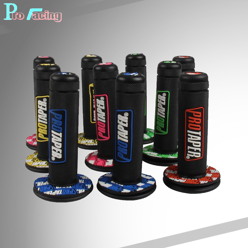 Motorcycle Handle Grips 22mm 24mm Universal Rubber Gel Hand Grip Brake Hands Dirt Bike MX Enduro 7/8" Handlebar For Protaper