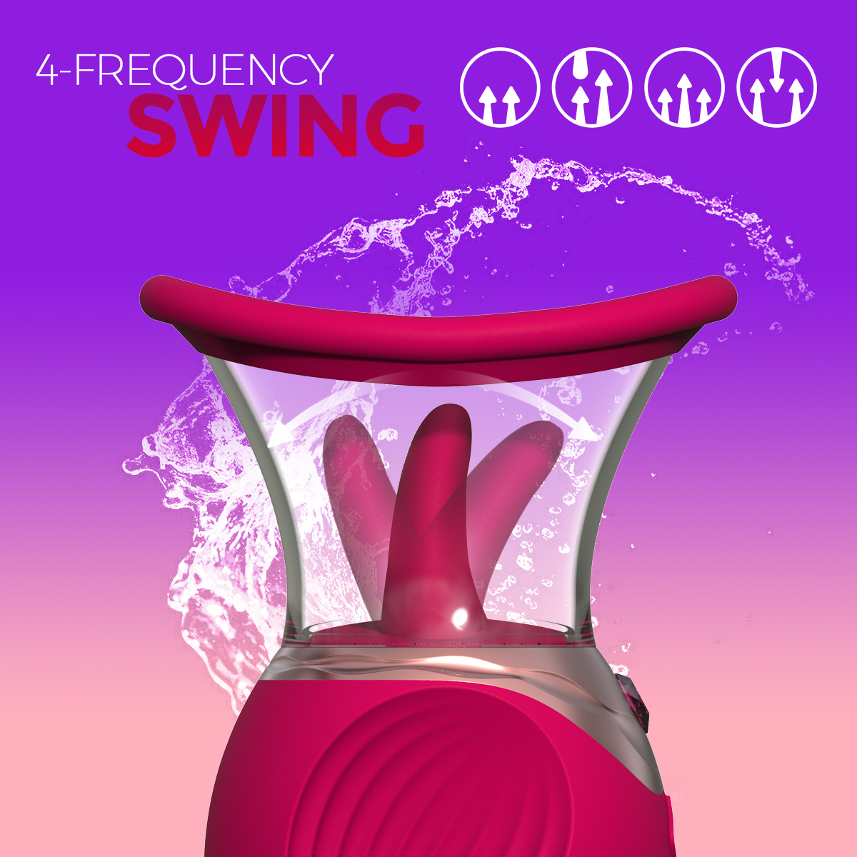 Realistic Tongue Licking Adult Sucking Vibrator Sex Toy 3 in 1 Nipple Clitoral G Spot Stimulator For Women Couples